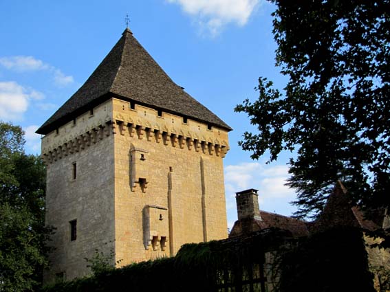 Le donjon du Manoir de la Salle à Saint Léon-sur-Vézère