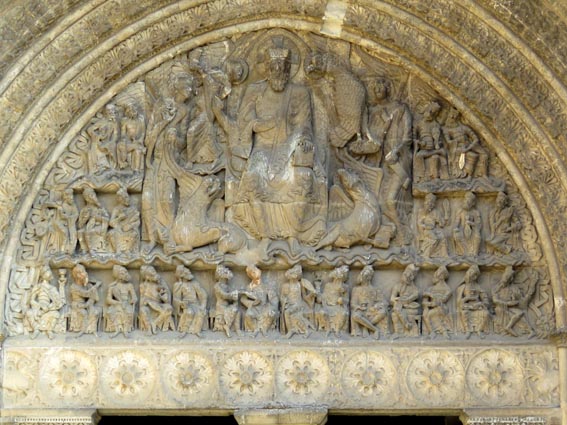 Tympan de la porte Sud de l'abbaye de Moissac