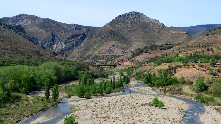 La vallée du río Cidacos