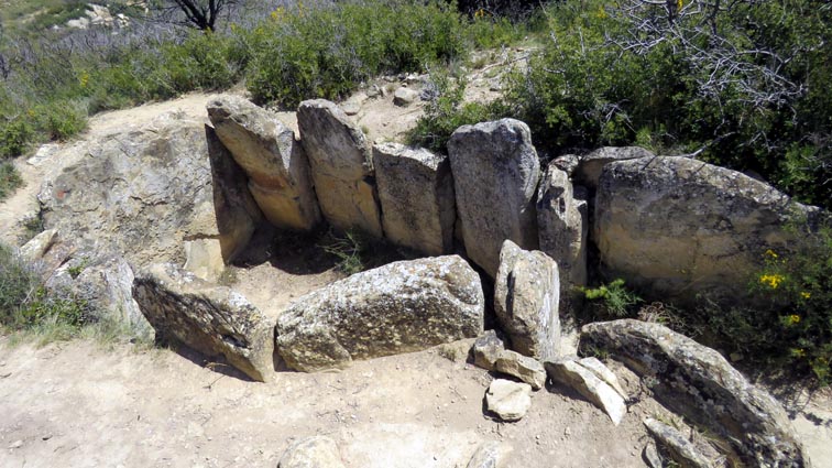Le dolmen de la "Mina de Farangortea"