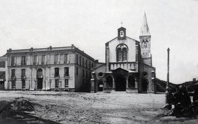 La chapelle d'origine en 1859