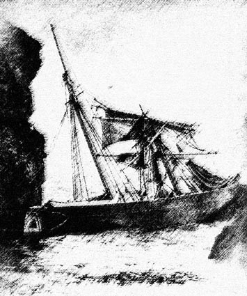 L'Orphelin d'après une illustration du livre "Biarritz au vent du large et de l'histoire"