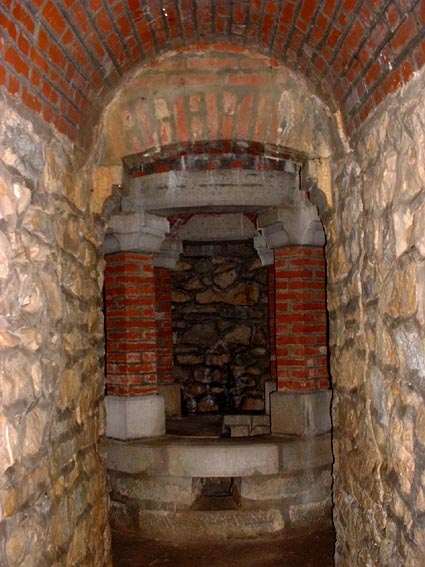 Le puits qui alimentait le château d'Ilbarritz