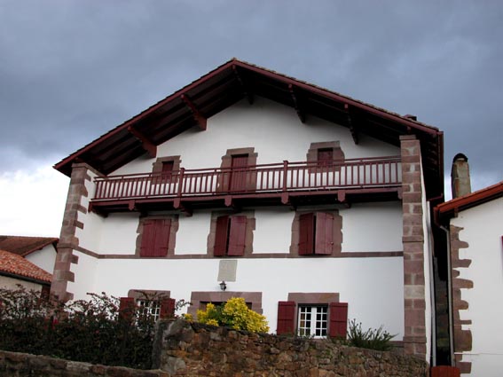 Une maison d'Irouléguy.