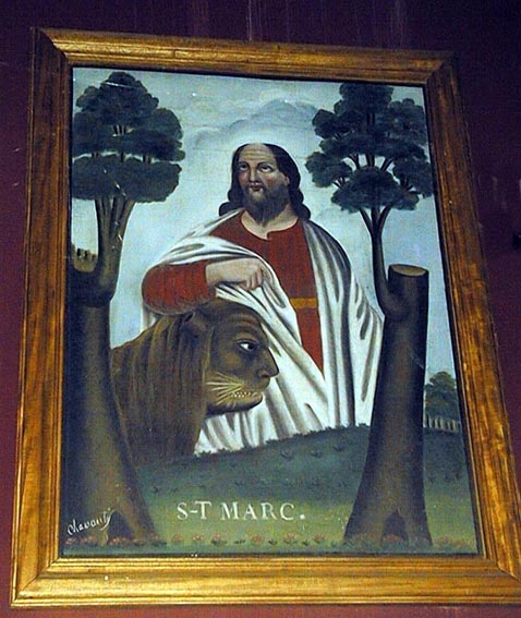 Saint Marc et son lion.