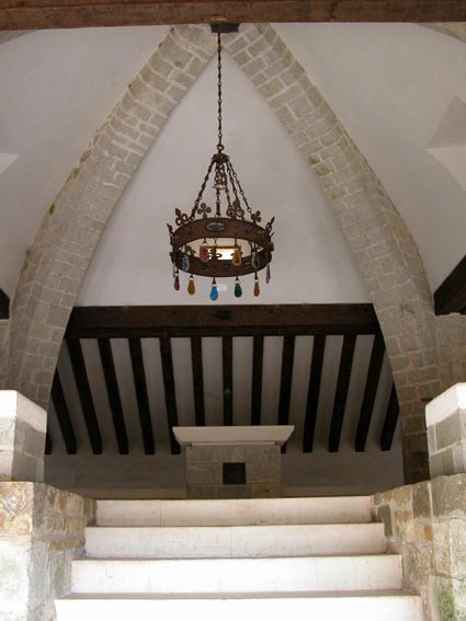 Intérieur de la chapelle du Saint Esprit.
