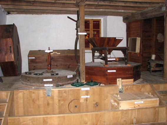 Intérieur du moulin.