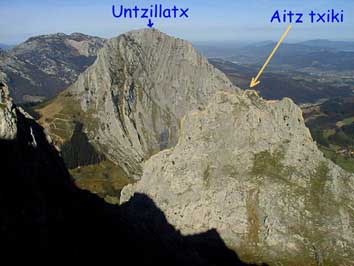 Aitz txiki et Untzillatx