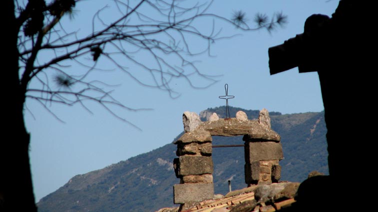 Clocher de l'ermitage Santa Quiteria.