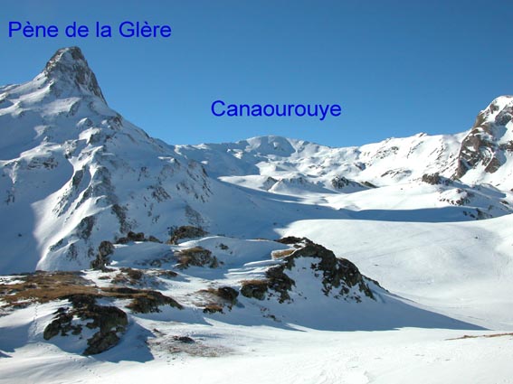 Pène de la Glère et Canaourouye.