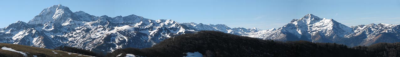 Vue panoramique du Pic du Midi de Bigorre au Montaigu.