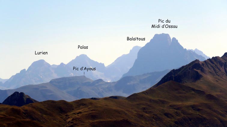 Superbe point de vue sur le Pic du Midi d'Ossau en particulier