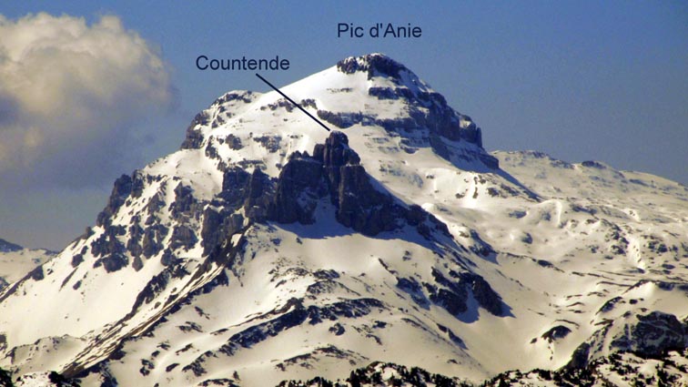 Le Pic d'Anie et le Countende.