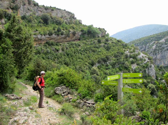 Nous laissons le sentier de Otín et du dolmen de Losa Mora sur la droite pour continuer en face vers Rodellar.