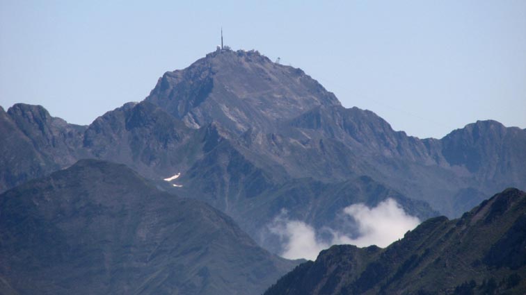 Zoom sur le Pic du Midi de Bigorre