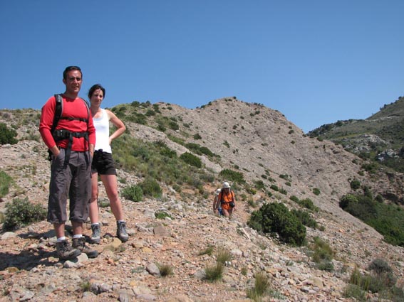 Stéphanie et Sylvain au sommet de la Visera
