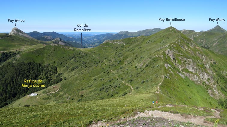 Col de Rombière et Puy Bataillouse