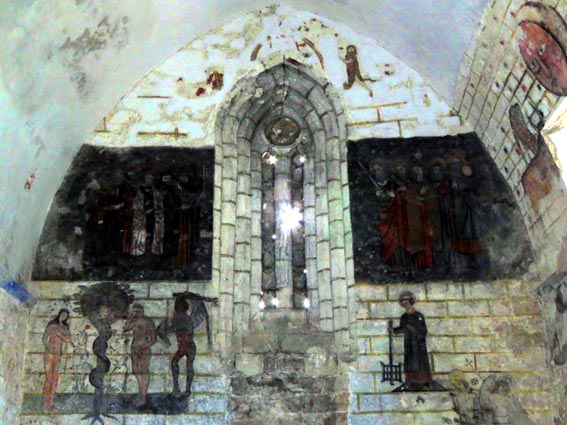 Fresques murales de l'église de Ribera