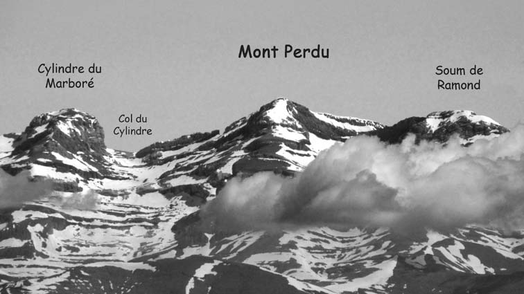 Zoom sur le Mont Perdu