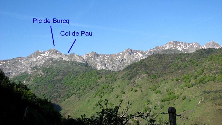 Pic de Burcq et col de Pau