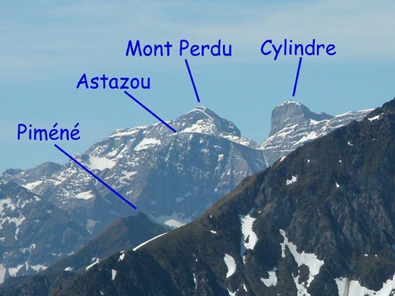Mont Perdu et Cylindre du Marboré.