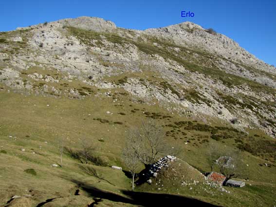 La nevera et le sommet Sud de Erlo.