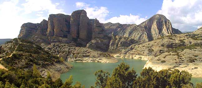 Lac de Vadiello et Borón sur la droite